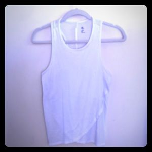 Gap fit razorback white tank